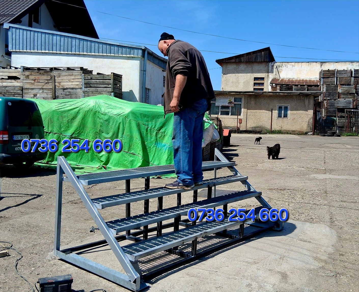 Scara scări scară metalice zincate