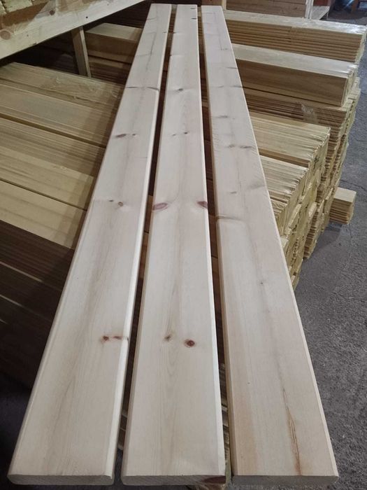 Полок кедр (полковая доска), размер 27х110, длина 4 метра, сорт С