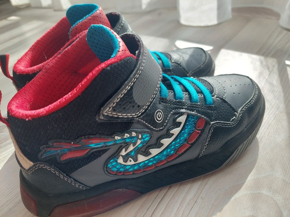 Ghete piele naturala GEOX RESPIRA, 37, cu leduri