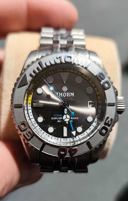 ceas de scafandru automat din titan cu cronograf THORN