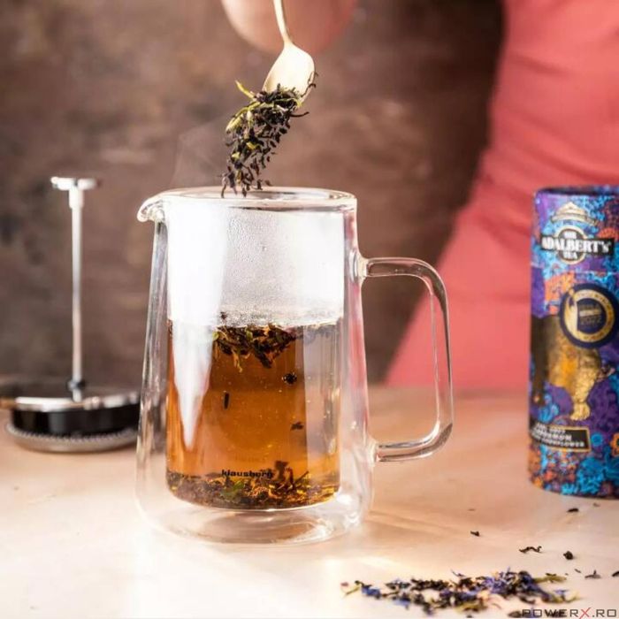 Infuzor pentru cafea, ceai, din sticla, 600 ml, Klausberg