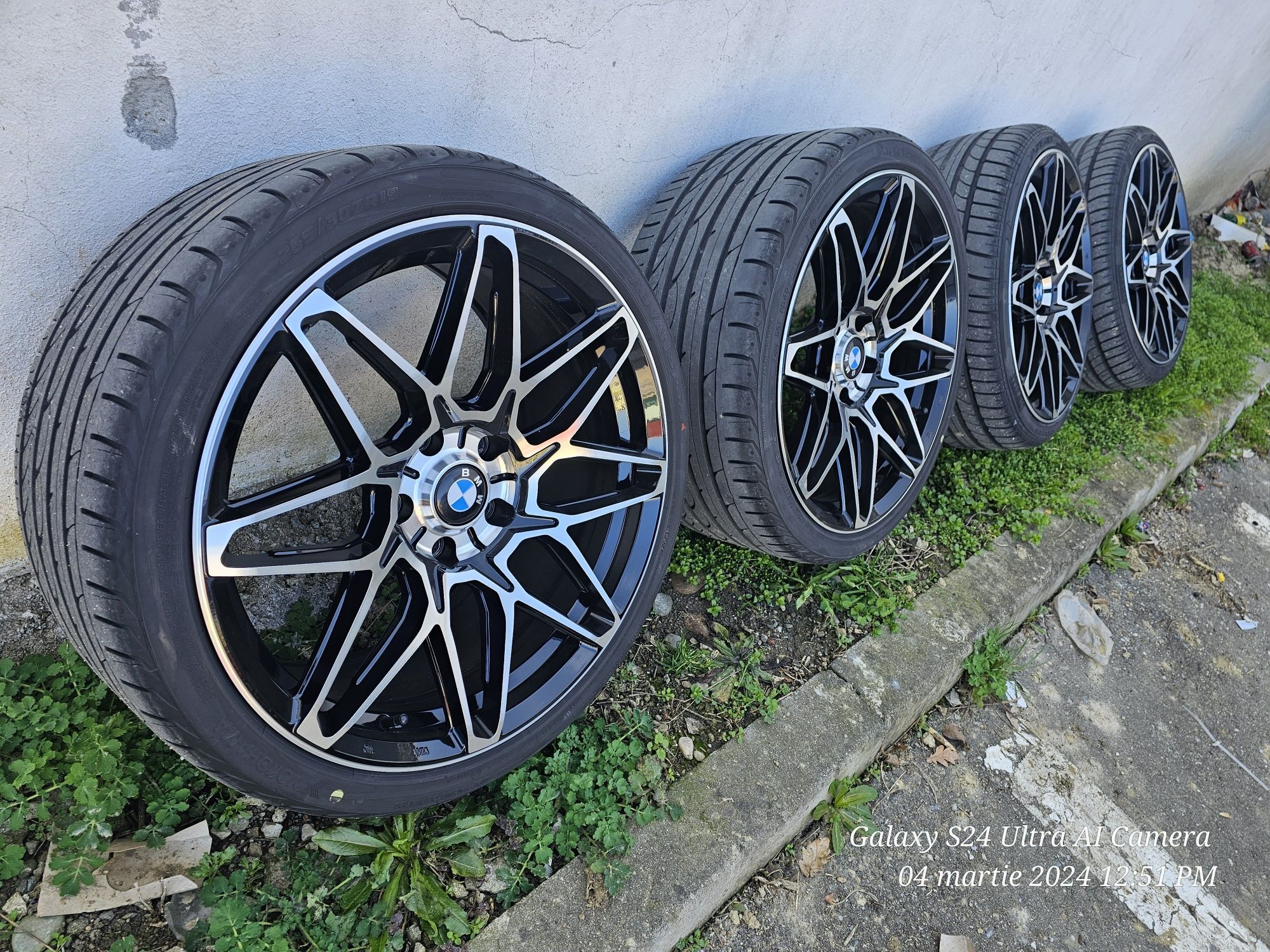 Jante si anvelope bmw 19" 5x120 în două lățimi concave diamondcut