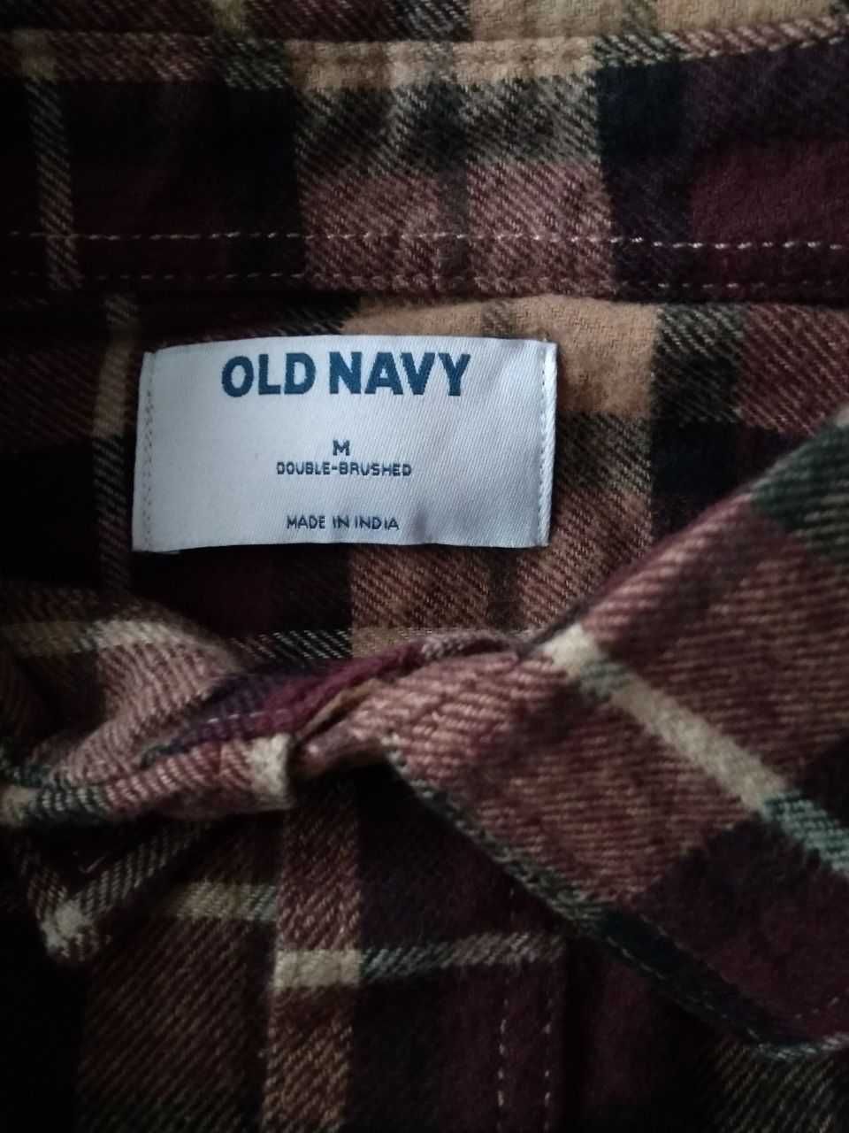 Новые из США теплые фланелевые рубашки Old Navy размер С, М и Л
