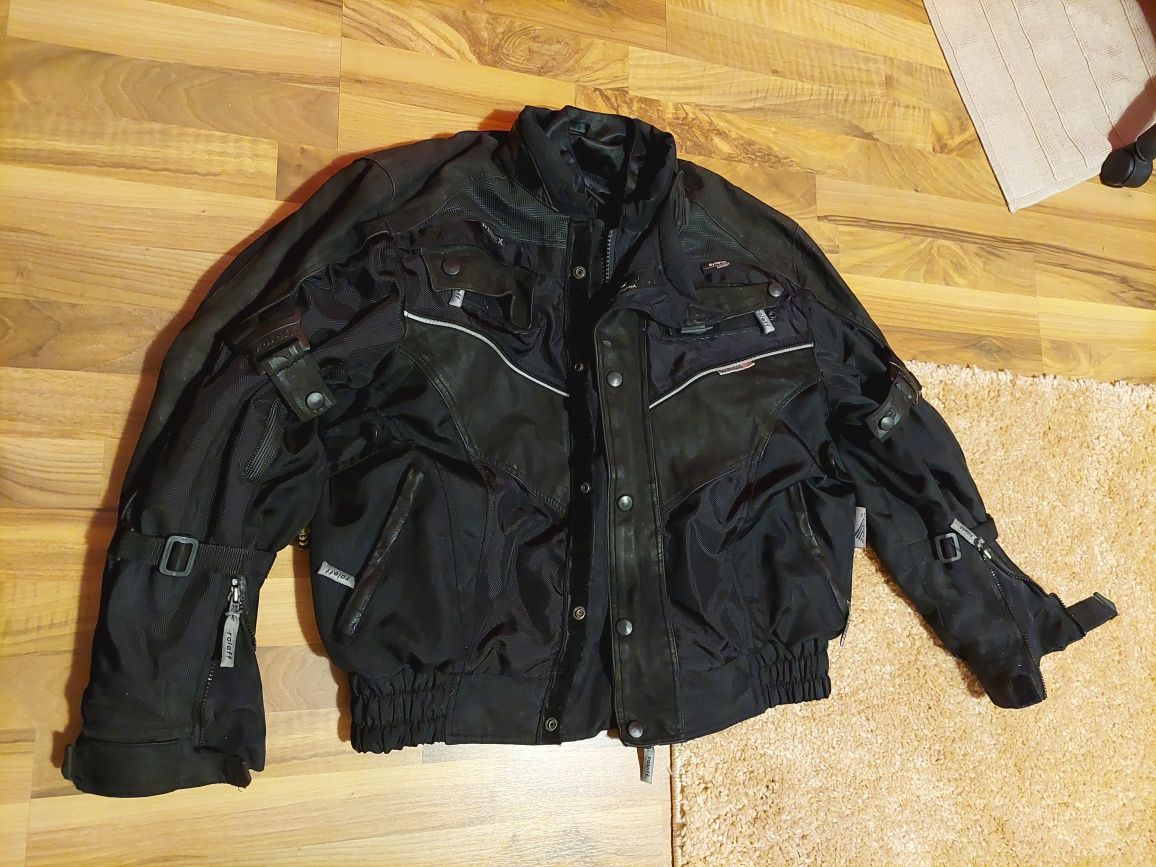 Geaca moto,atv,cross-piele și textil,Roleff,XL