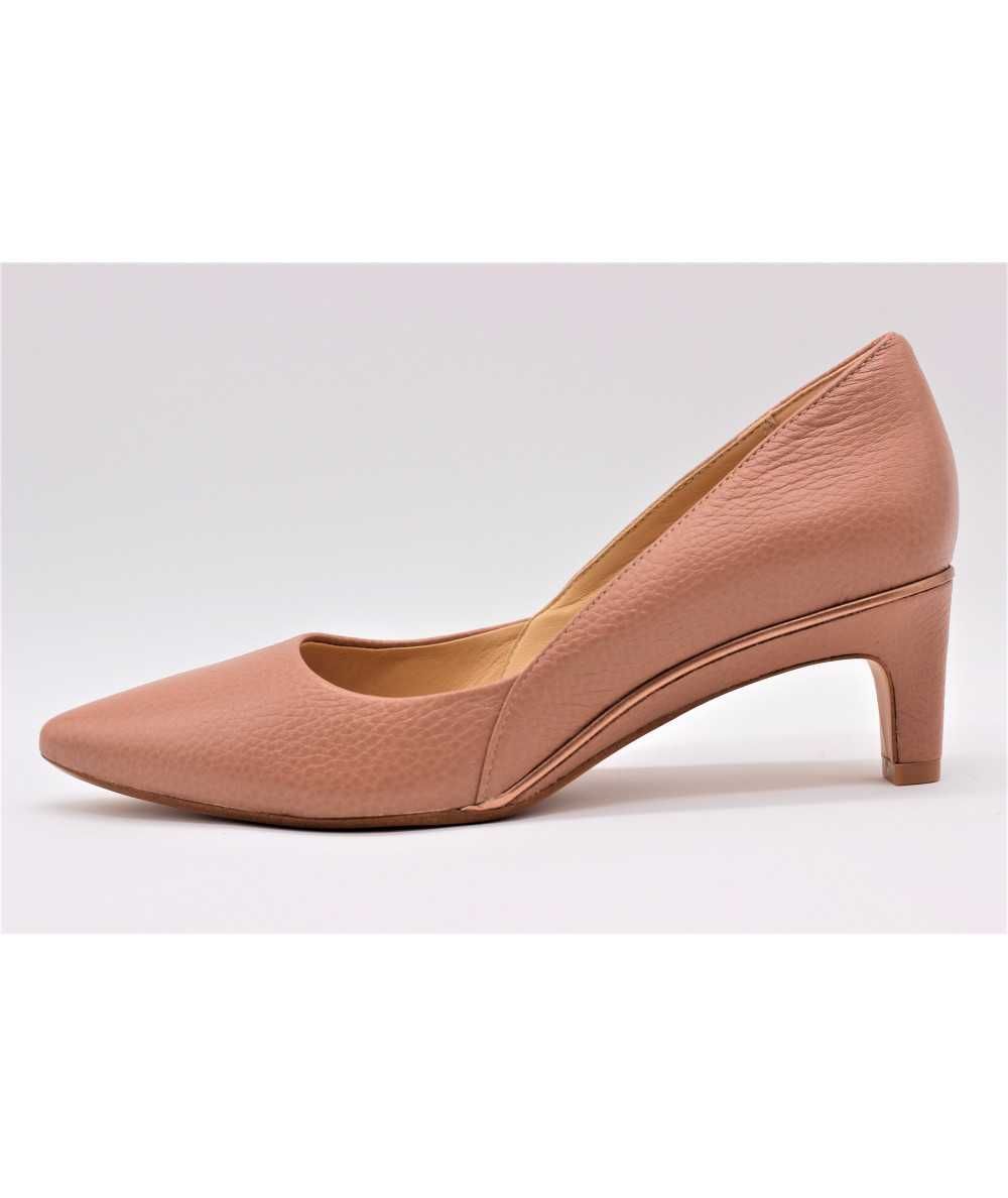 Pantofi cu toc Clarks Ellis Rose, marimea 40, nude/rose