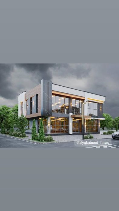 Алюкабонд мантаж алкафон урнатиш