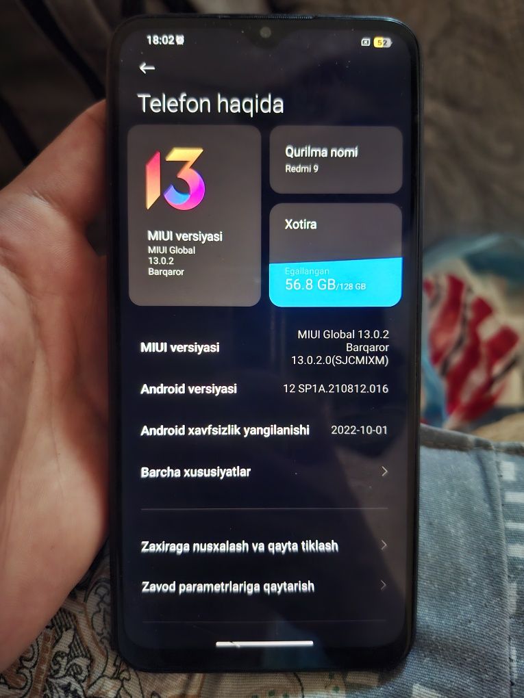 Redmi 9  6/128gb