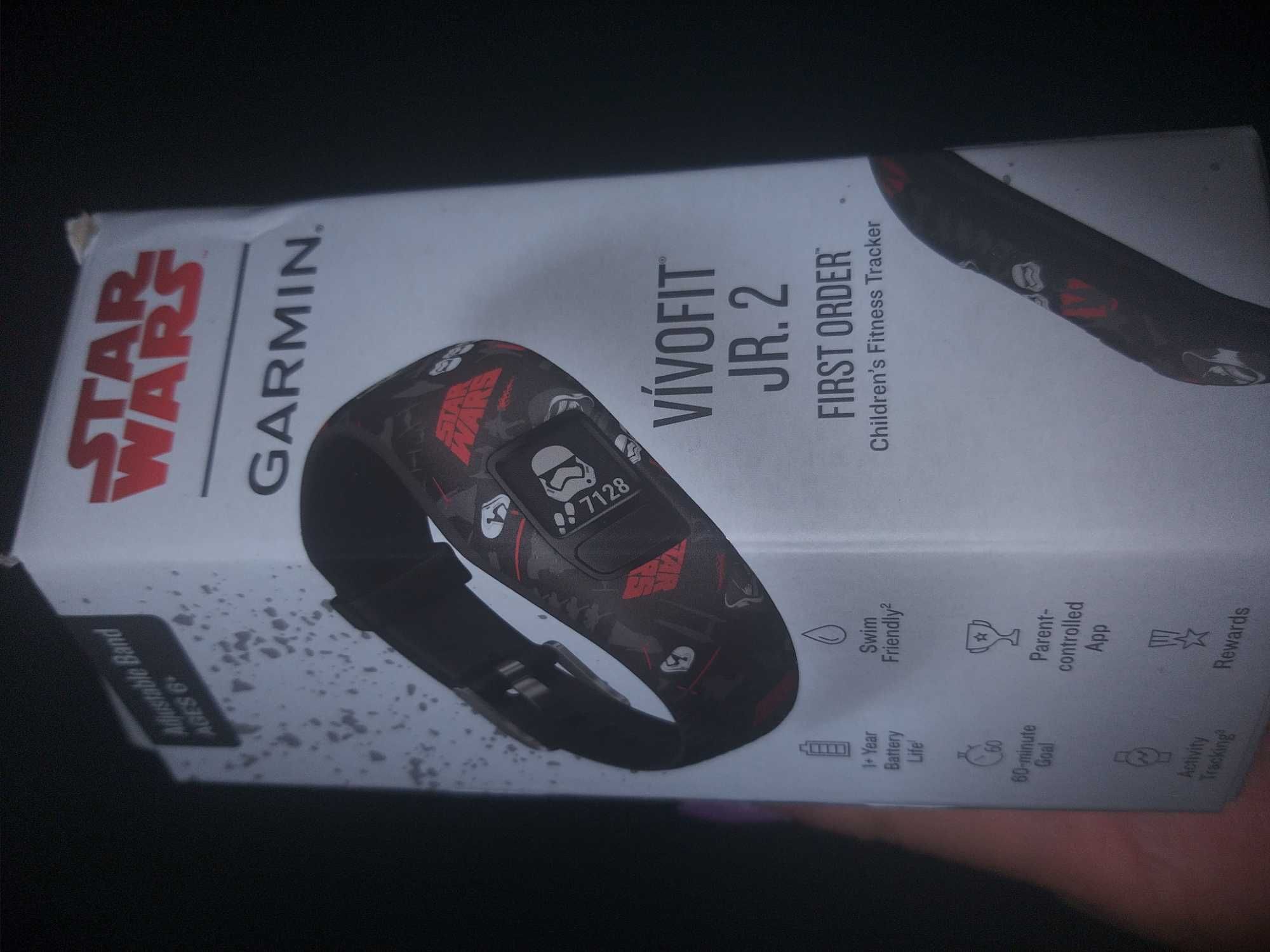 Ceas/Bratara fitness Garmin Vivofit Jr. 2, reglabila, Star Wars