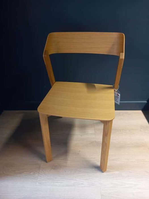 Scaun structura din lemn natur 1 bucata