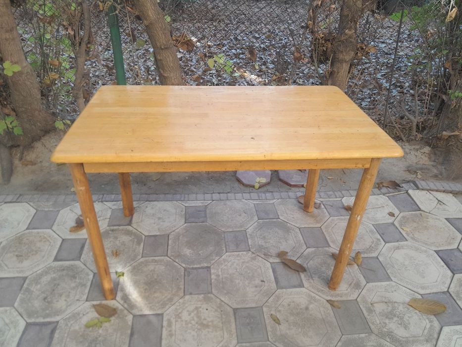 Стол из ясени натуральный