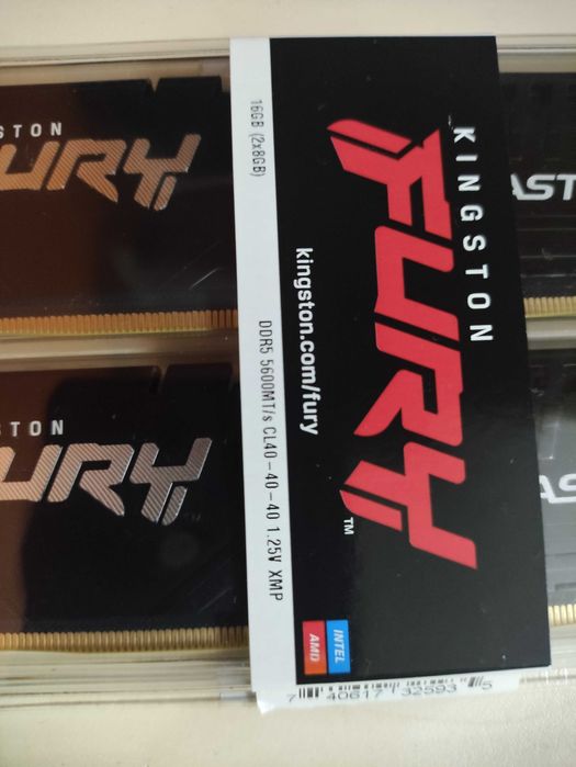 Memorie Kingston FURY Beast 16GB DDR5 5600MHz CL40 Dual Channel Kit