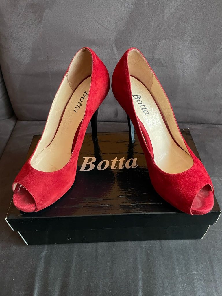 Pantofi piele intoarsa Botta
