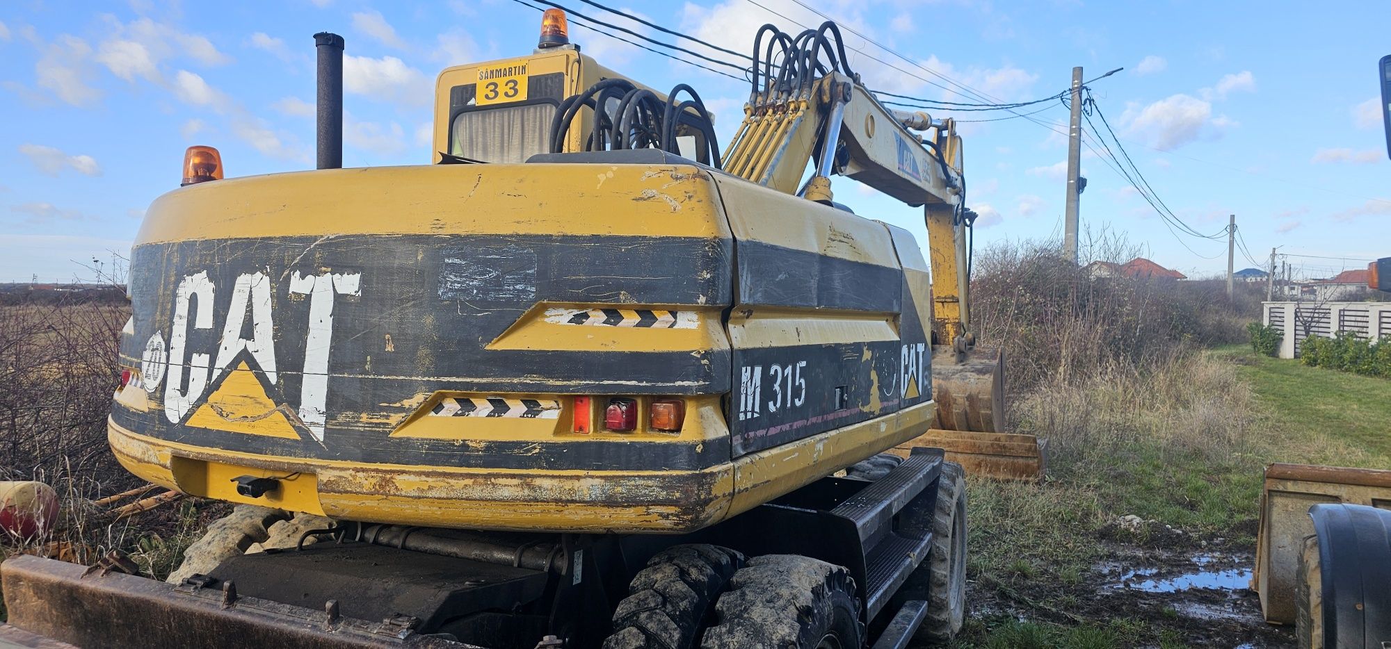 Excavator cat m315