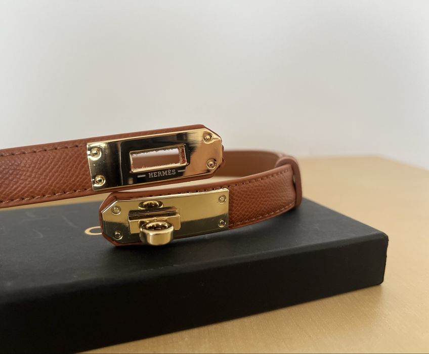 Curea Hermes Kelly piele naturala