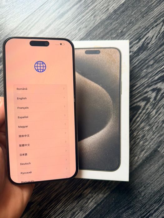 Iphone 15 Promax 256GB. Titanium. Stare ca nou!