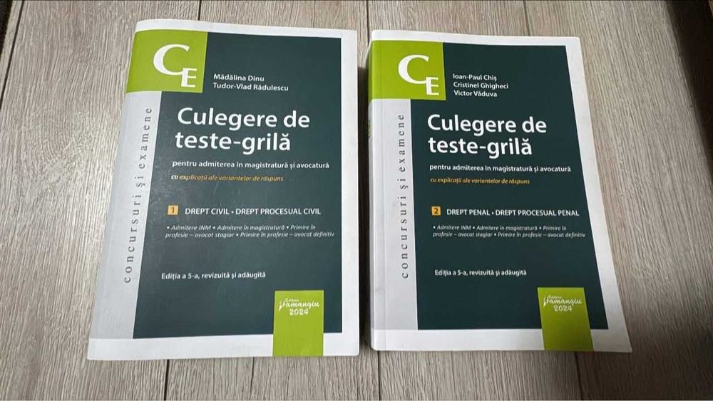 Culegeri teste admitere Barou/Inm