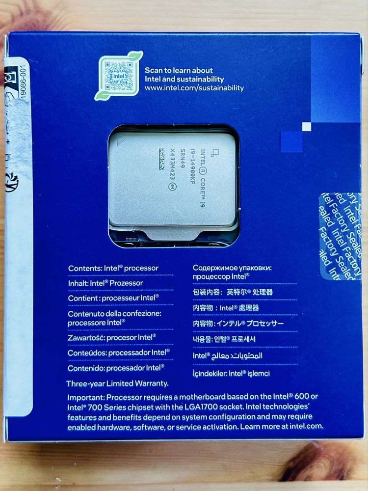 Intel i9-14900KF 6Ghz LGA1700 CPU