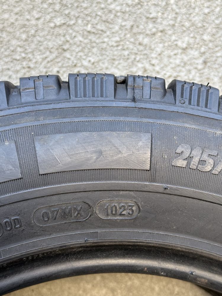 215/65/16c M+S MICHELIN Agilis Alpin DOT 2023 PROFIL 8mm
