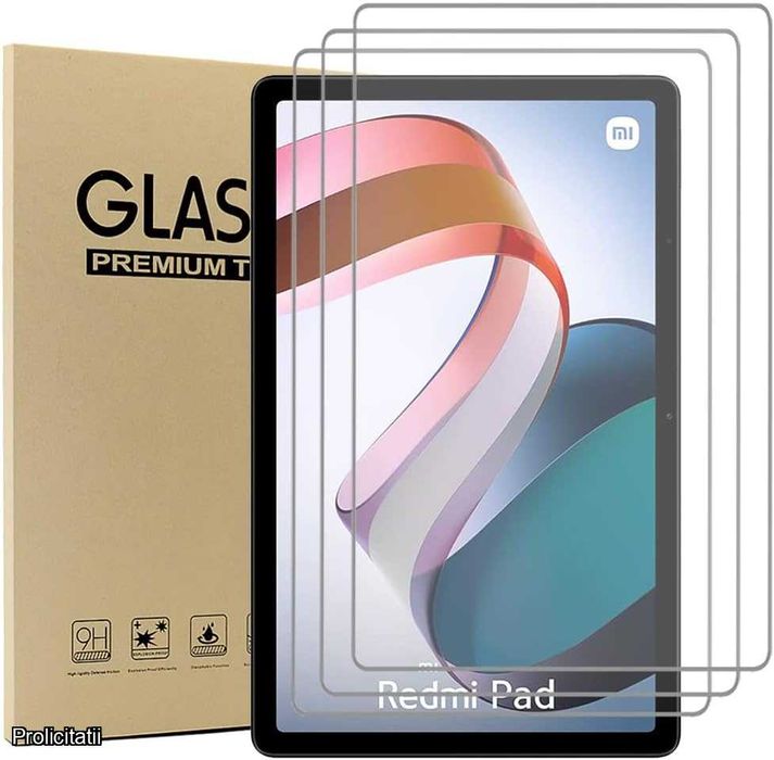 Pachet de 3 ecrane de protecție din sticlă pentru xiaomi MediaTek G99