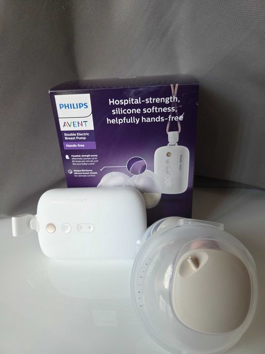 Двойна hands free електрическа помпа за кърма Philips Avent.