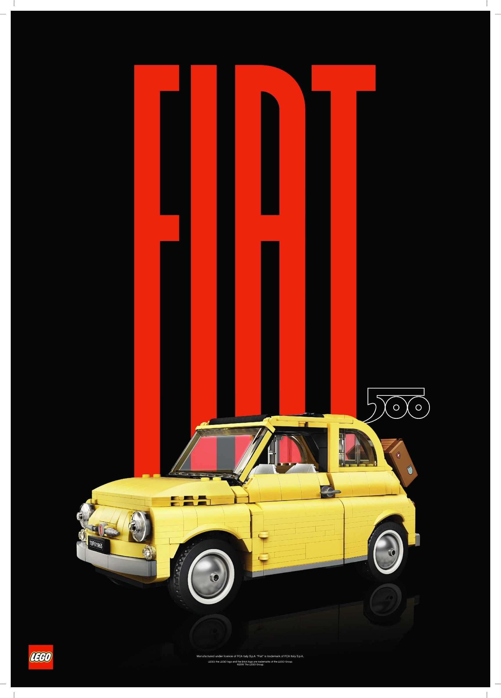 LEGO Creator Expert 10271 -  Fiat 500 NOU Sigilat - masina de colectie