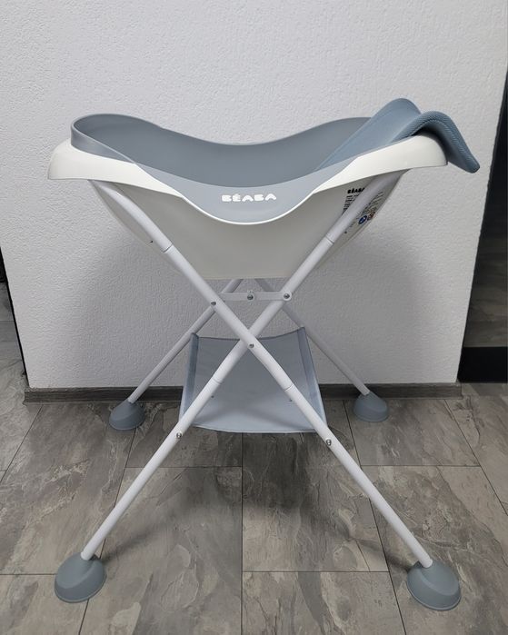 Set complet BEABA – Cadita Camele’o + Suport cu picioare + Suport bebe