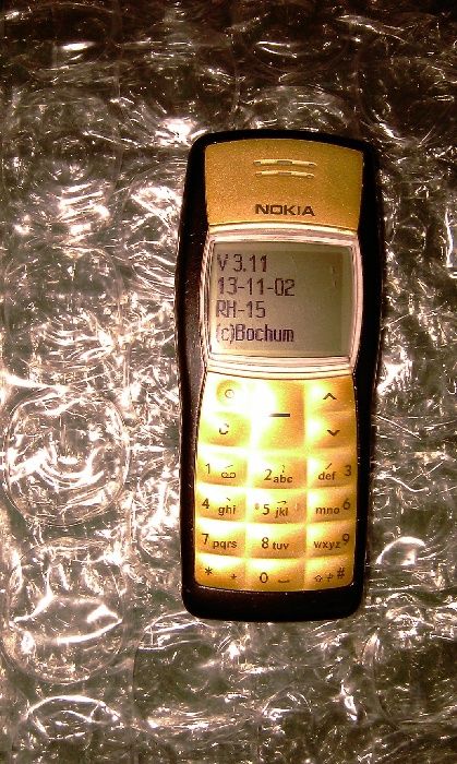 NOKIA 1100, Black Series, Firmware 3.11 RH-15 - Vintage Phone