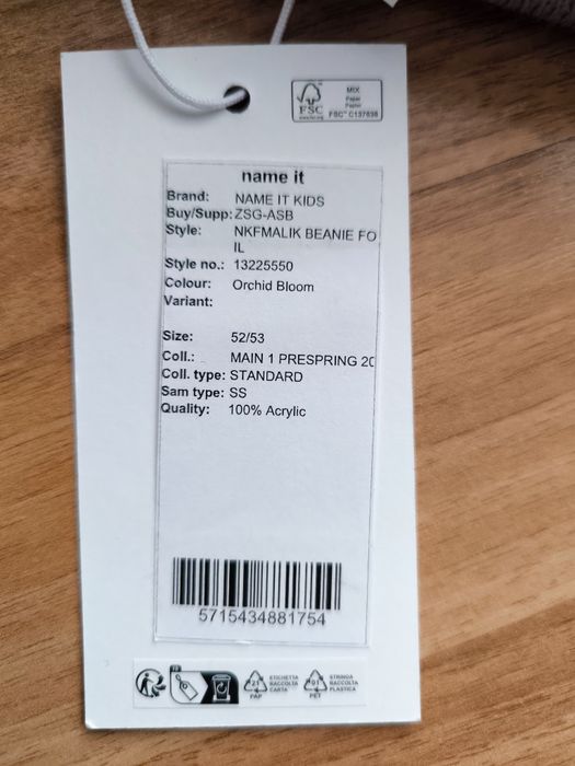 Căciula Name It 52-53 (7-9 ani)noua cu eticheta