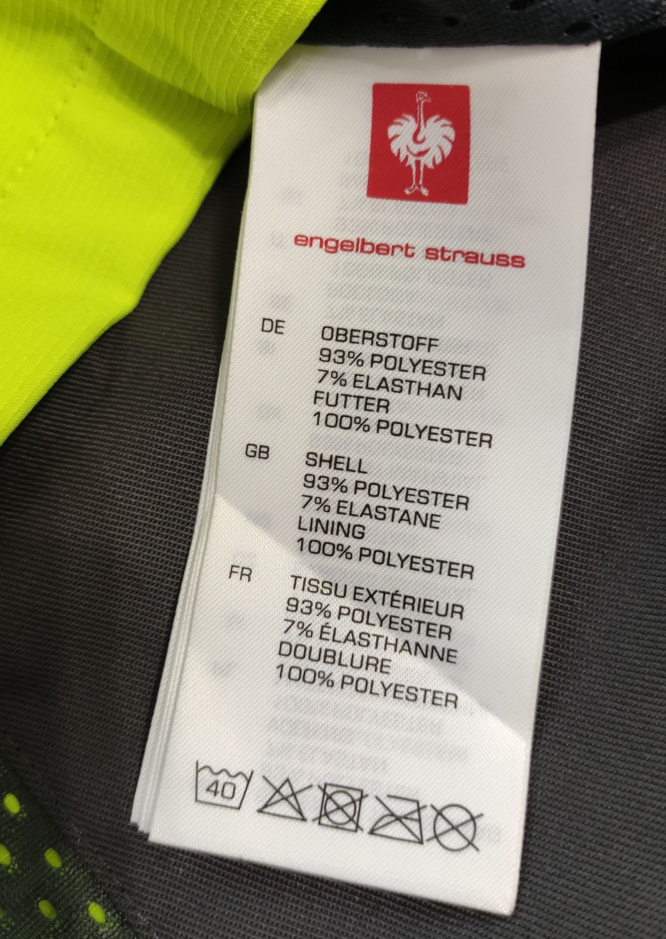 Ново 2XL Engelbert Strauss Forestry jacket, KWF