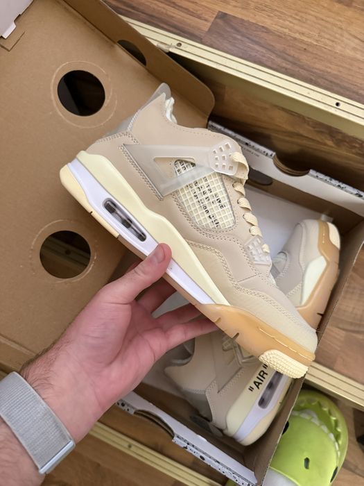 Jordan 4 Off White, marimea 45, 46