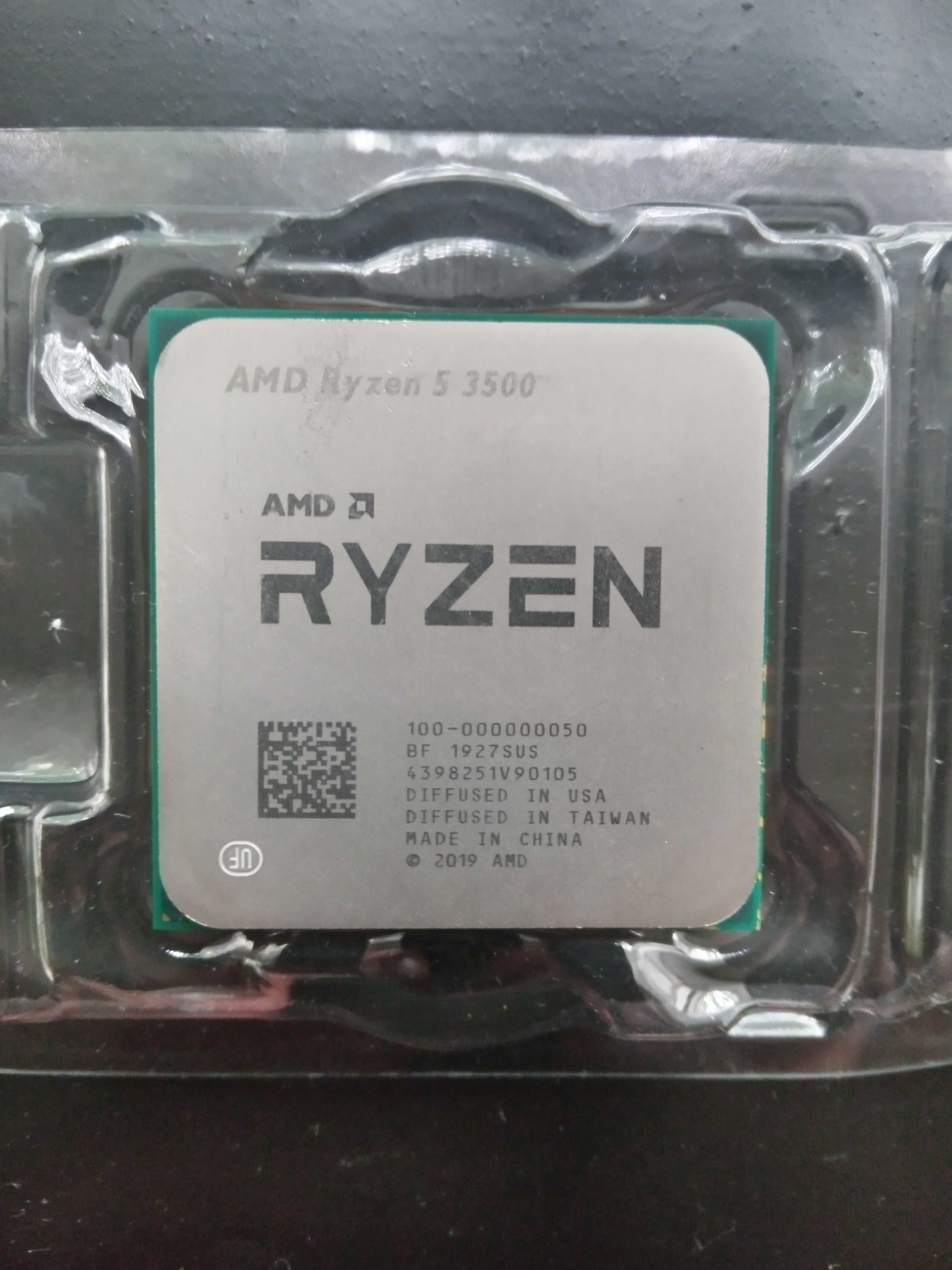 Ryzen 5 3500 Zen 2/Socket AM4, 6/6 Threads, 3.6 GHz, 16MB L3 Cache BOX