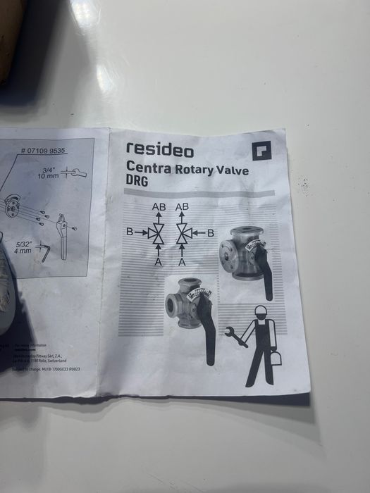 Ventil rotativ 3 cai DR 32 GMLA RESIDEO