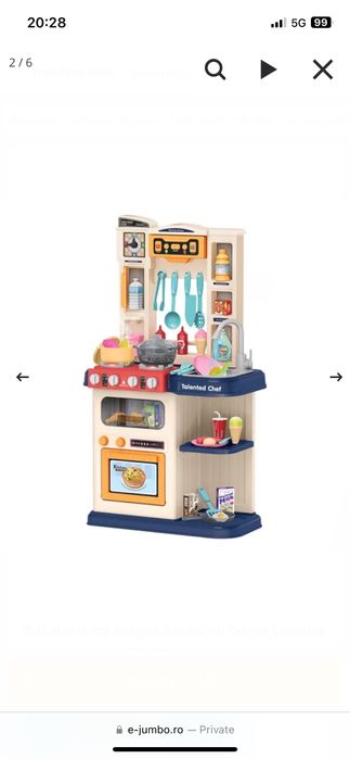 Nou in cutie, nedeschis Bucatarie copii