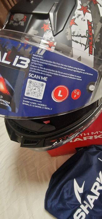 Shark Skwal i3 Hellcat Mat НОВА размер L