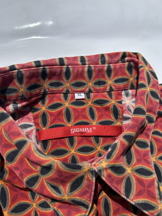 Camasa cu maneca scurta de festival design abstract marime XL