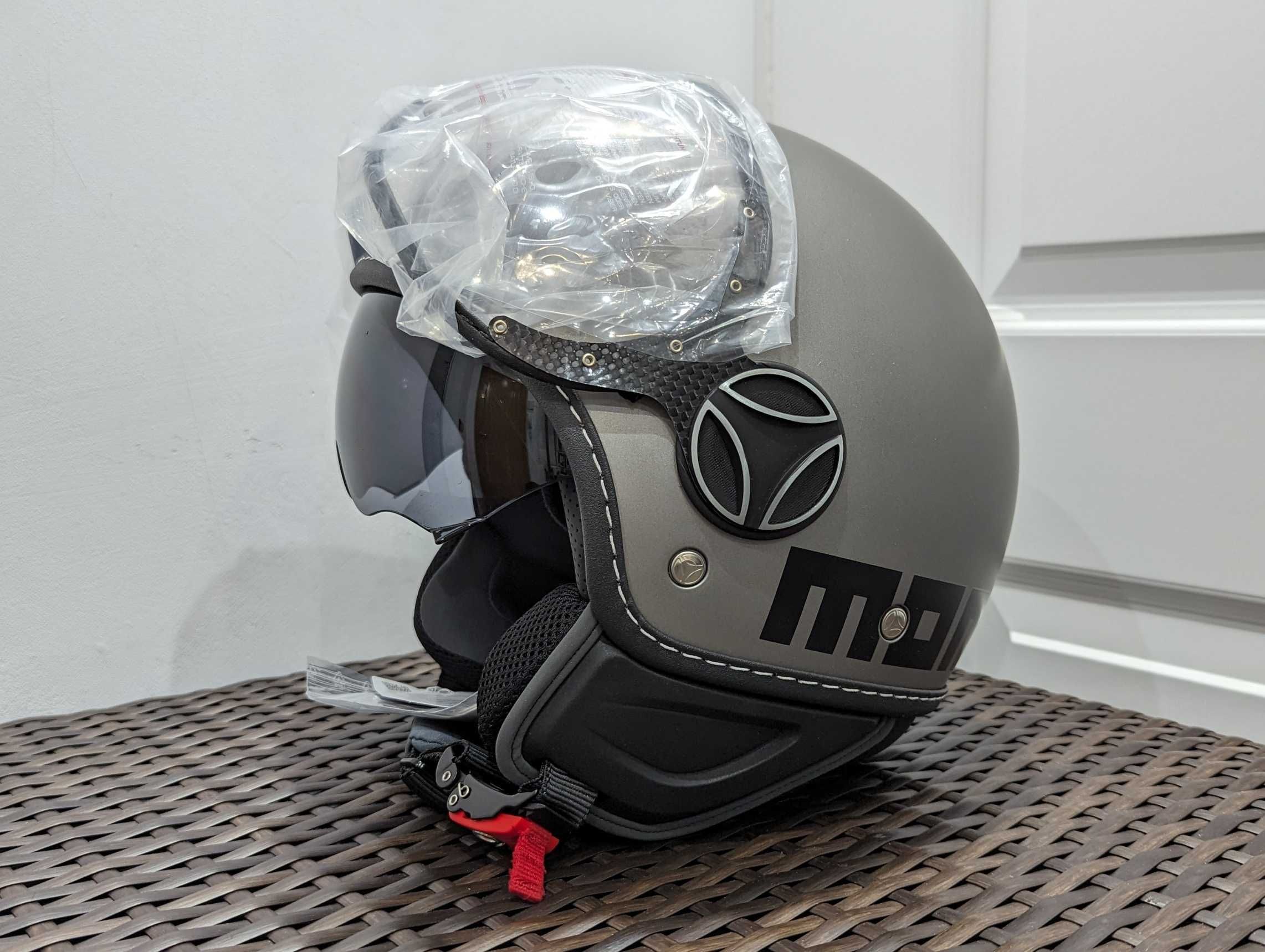 Casca moto chopper / scooter Momo FGTR Evo, marime S - open face