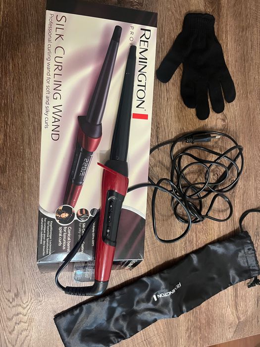 Маша за коса silk curling wand Remington