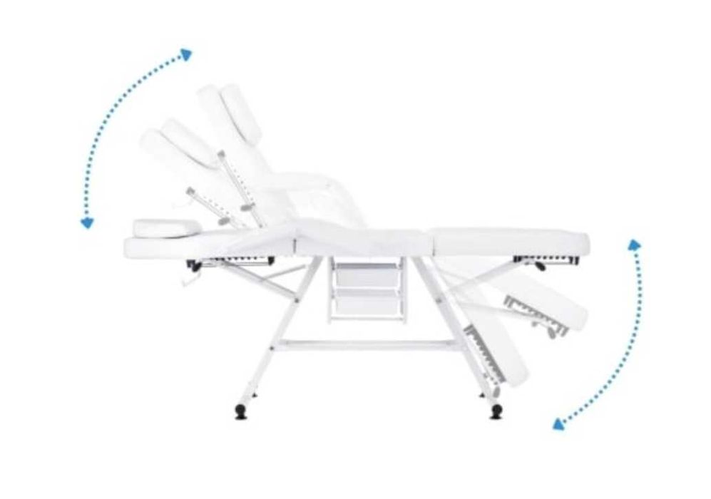 Pat/ Fotoliu profesional 2 in 1 Regabil, pentru Cosmetica, Masaj