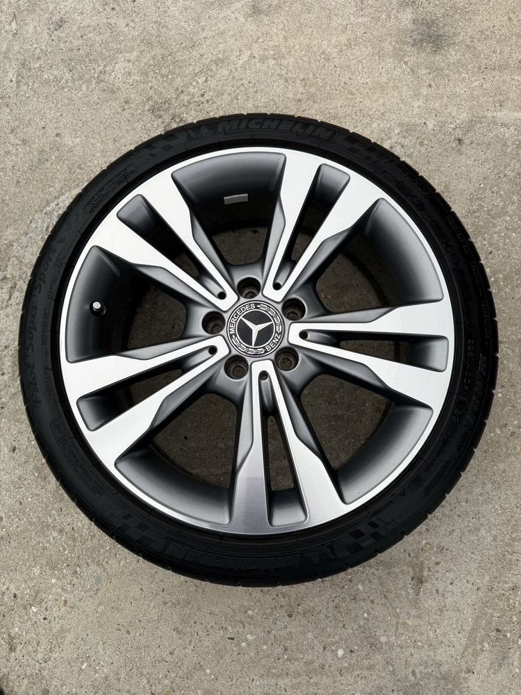 Jante Mercedes originale R18 + anvelope Michelin Pilot Super Sport