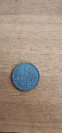 Немска монета 1 марка 1950г