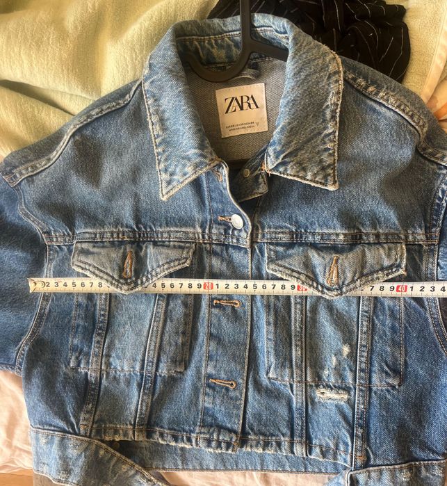 Дънково яке на Zara в размер XS