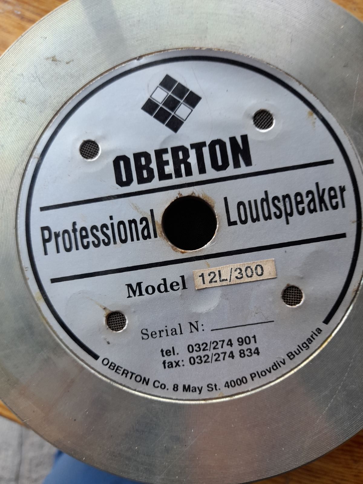 Тонколона Обертон 12"