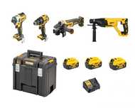 Акумулаторни машини Dewalt DCH133,DCD708,DCF877,DCG405 + 3 БАТЕРИИ 5AH