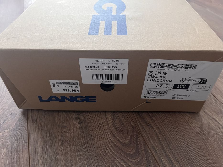 Ски обувки Lange RS 130 MV 27.5