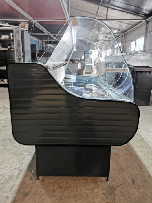 Vitrina frigorifica orizontala 200cm gri antracit