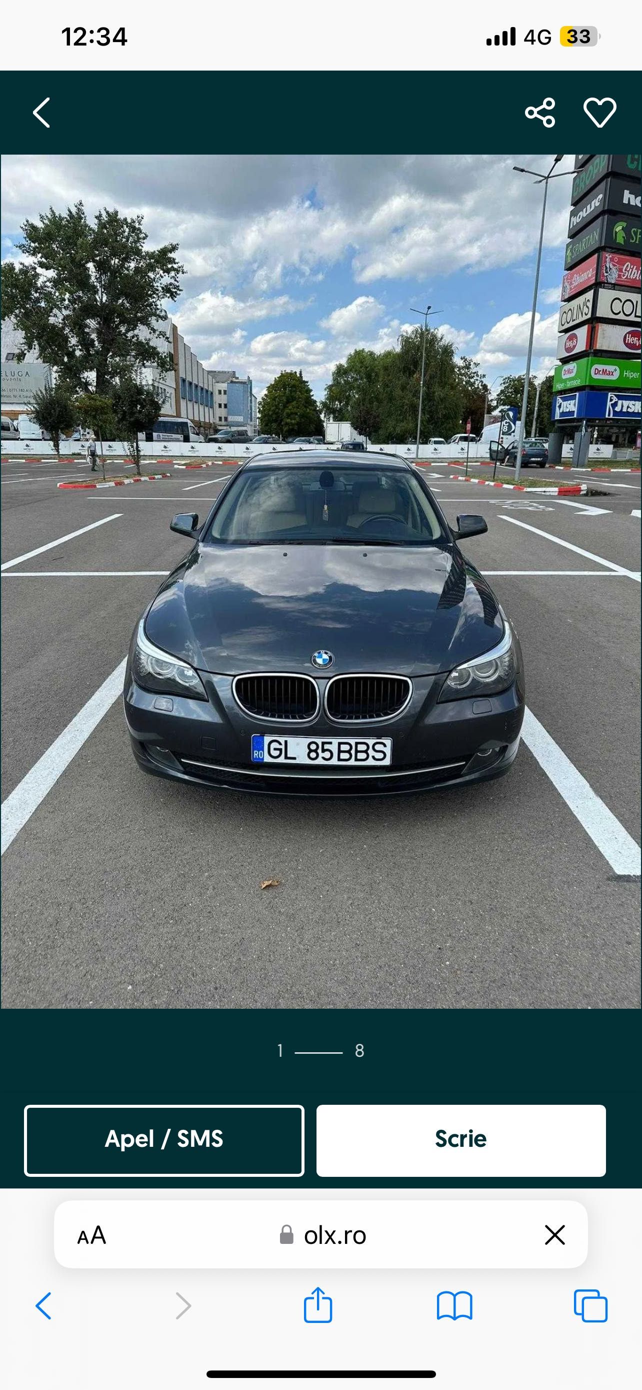 BMW seria 5 2.0 diesel 2009 facelift