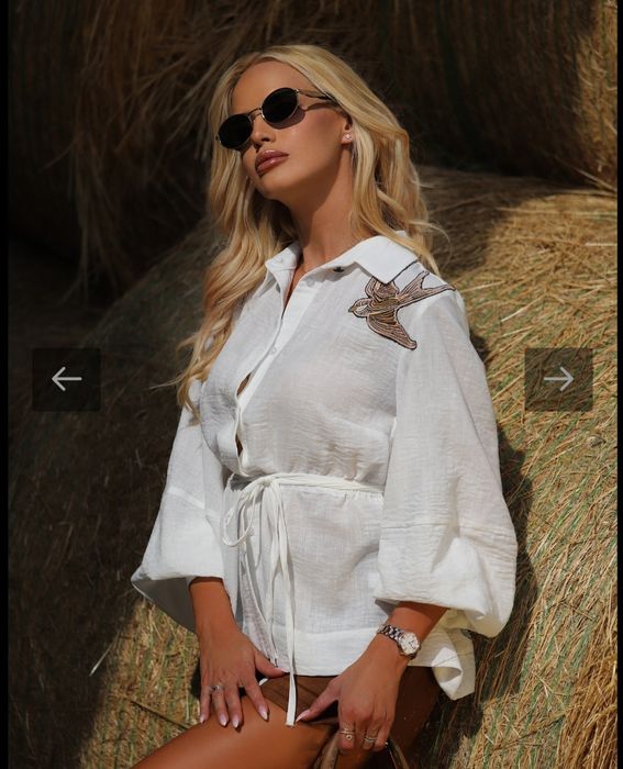 Avin Embroidery риза Autumn Bird