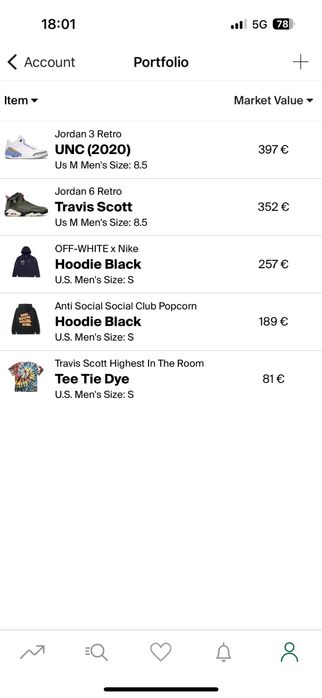 Vand Jordan 6 Travis Scott