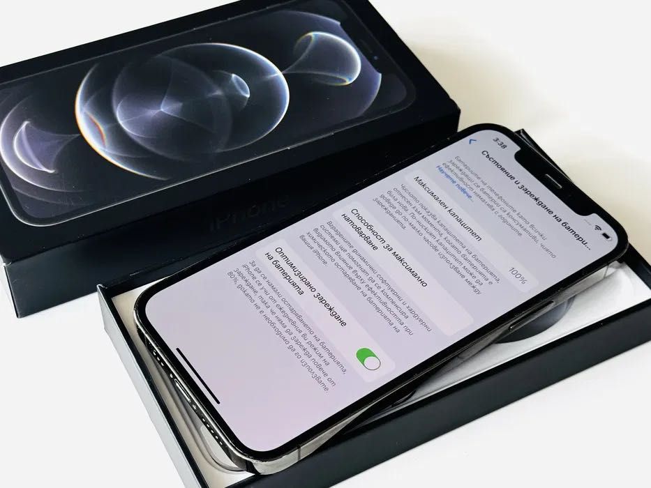 Iphone 12 Pro 256GB Graphite 100% Батерия! Гаранция 6 месеца