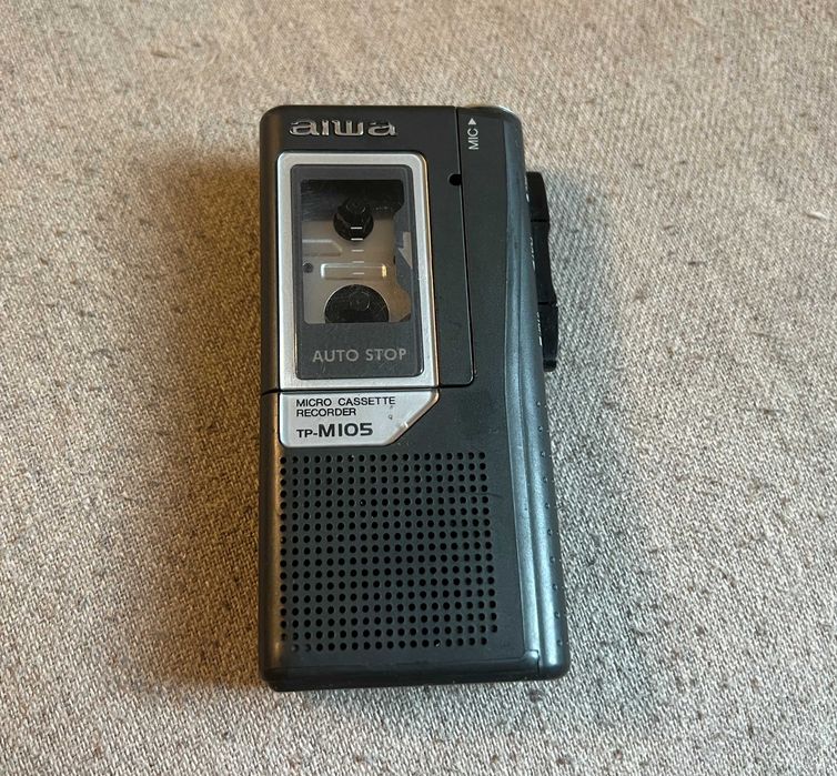 Aiwa TP M105 microcassette recorder functional, Auto Pause, testat